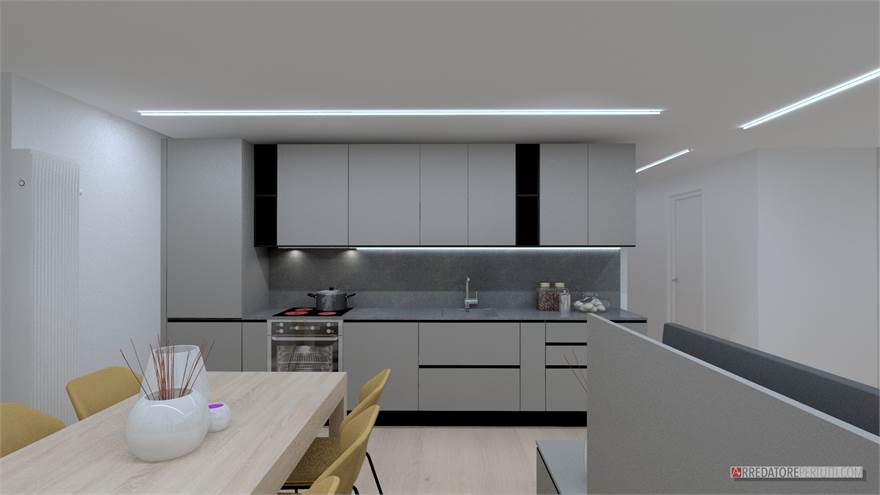 RENDER VISTA CUCINA