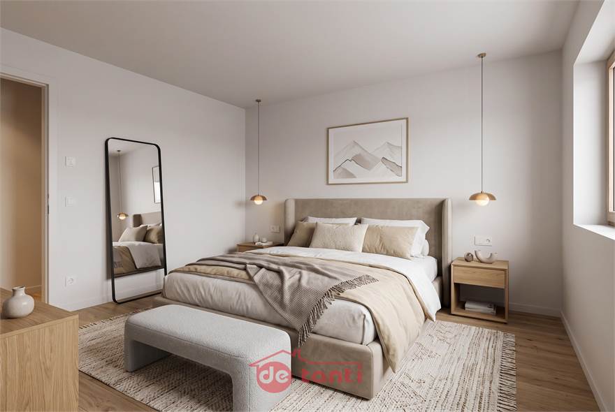 CAMERA MATRIMONIALE - RENDER REALIZZATO CON AI